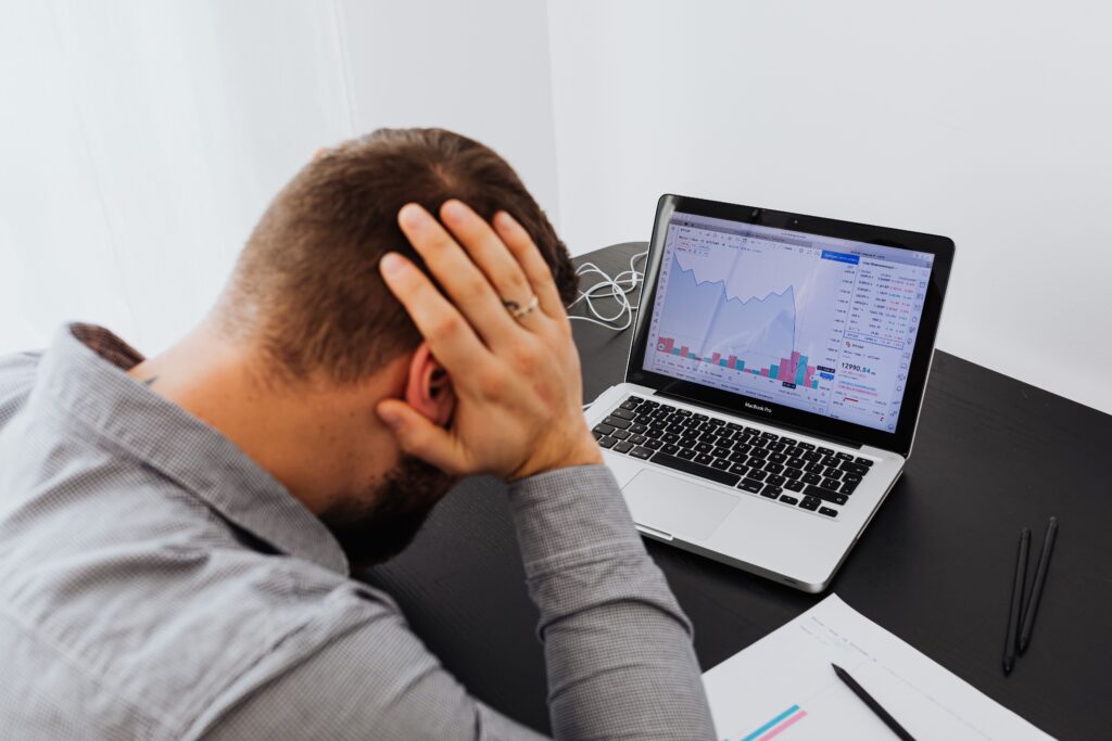 Founder reviewing marketing results and identifying common mistakes in their marketing plan